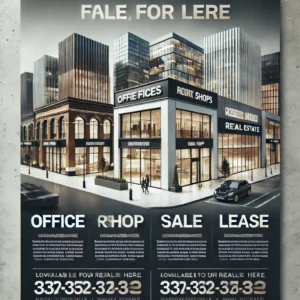 OFFICE ,SHOP FOR RENT/SALE/LEASE Ad Plans